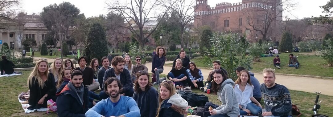 International picnic in Barcelona
