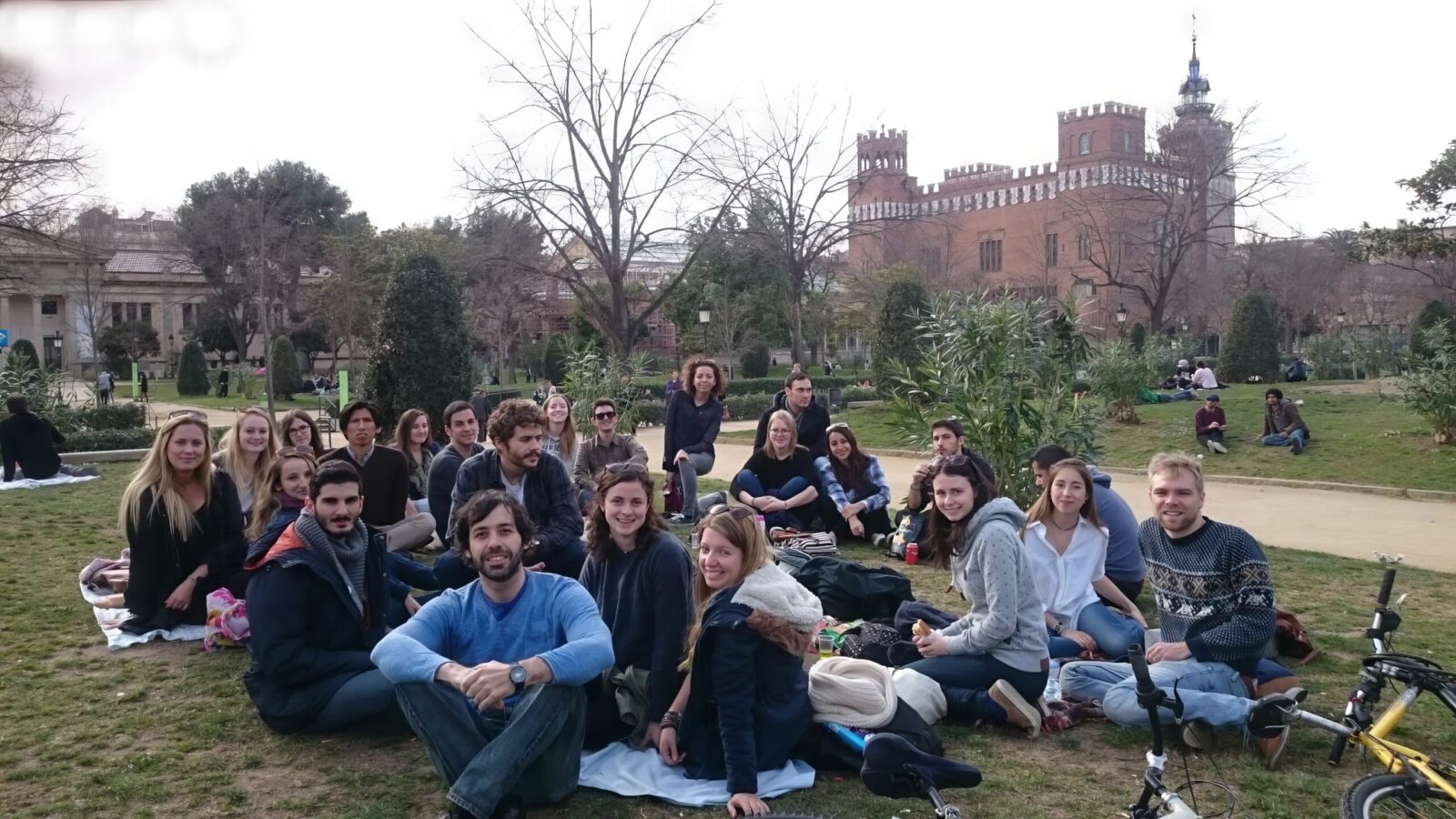 International picnic in Barcelona